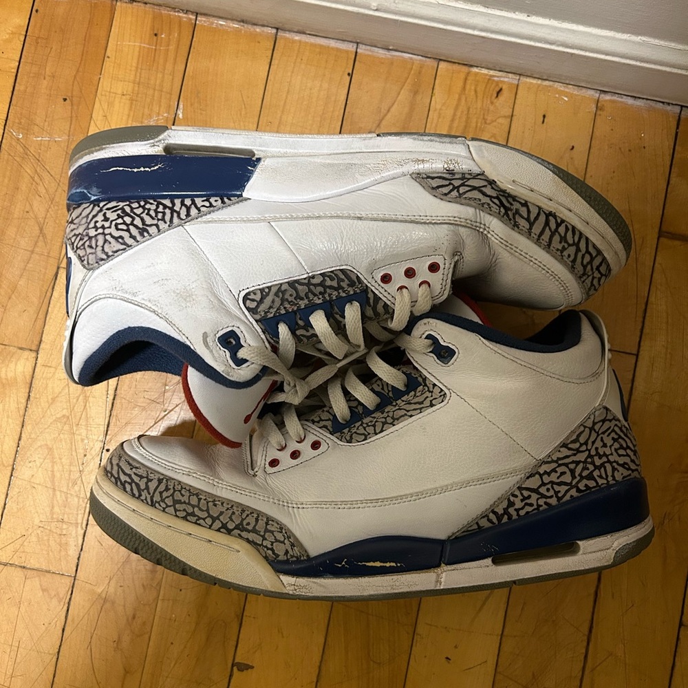 Jordan Retro 3 og true blue
